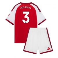 Arsenal Cristhian Mosquera #3 Hemmatröja Barn 2026-27 Kortärmad (+ Korta byxor)